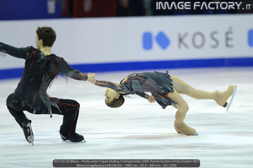2013-02-28 Milano - World Junior Figure Skating Championships 0585 Rachel Epstein-Dmitry Epstein NED